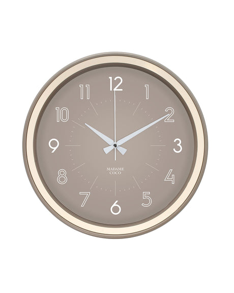 Plastic Wall Clock - Elara Modern Minimalist Home Decor Accent
