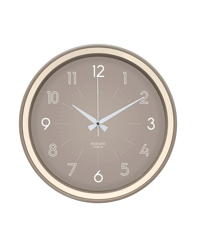 Plastic Wall Clock - Elara Modern Minimalist Home Decor Accent