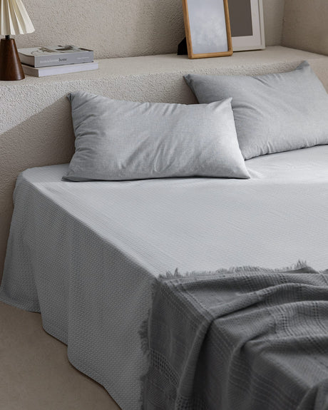Single Cotton Bed Sheet Set - Soft & Breathable Bedding