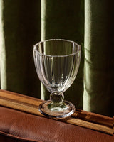 Clear Glass Tall Goblet Set of 4 - Elegant Modern Drinkware