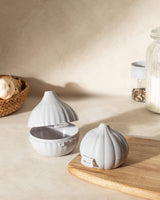 Garlic and Onion Storage Container - Ventilated Kitchen Food Keeper