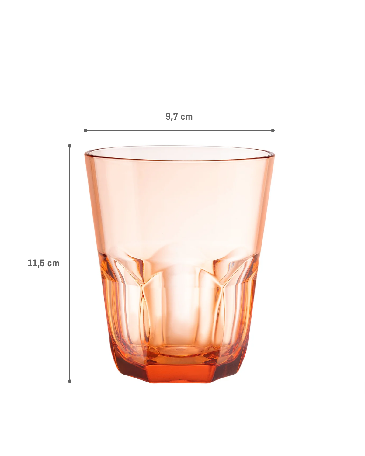 Modern Plastic Tumbler 2-Piece Set - Domme Collection