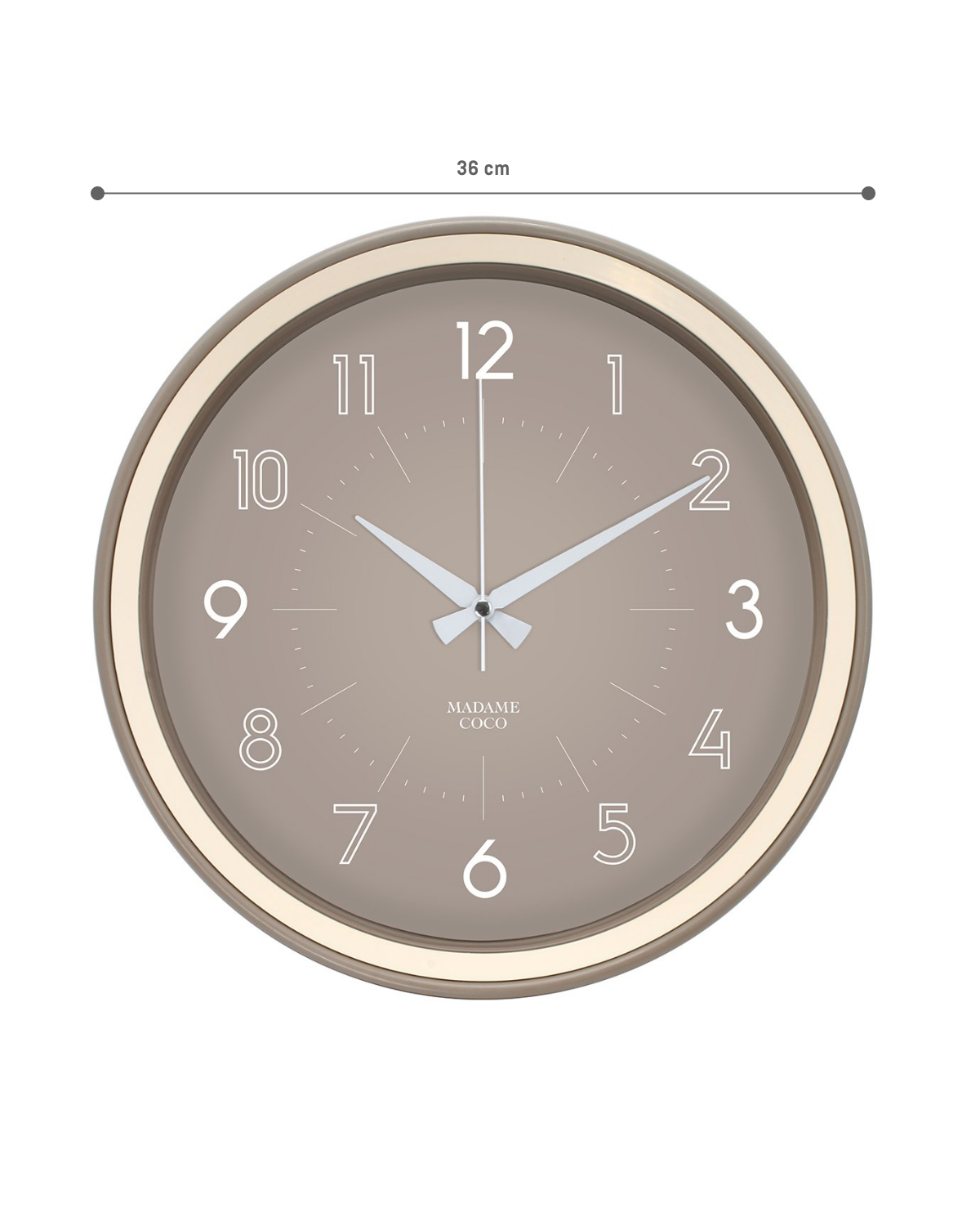Plastic Wall Clock - Elara Modern Minimalist Home Decor Accent