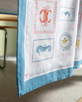 Soft Cotton Blend Tablecloth - Vibrant Garope Pattern for Modern Dining