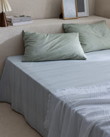 Cotton Blend Single Bed Sheet Set - Ranforce Weave Comfort