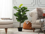 Joncher Faux Potted Plant - Realistic Home Decor Greenery