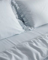 100% Cotton Double Duvet Cover Set - Ruffled Julien Design