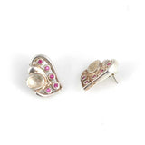 Premium Sterling Silver Openwork Heart Earrings