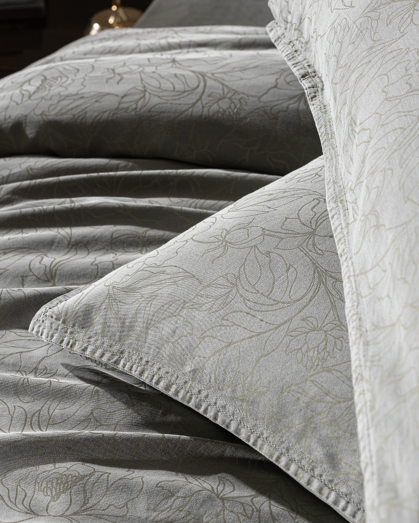 100% Cotton Printed Double Duvet Cover Set - Soft Bedding