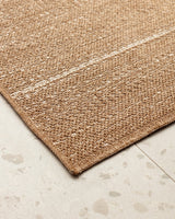 Durable Polypropylene Flatweave Rug - Melanee Beige & Ecru Design