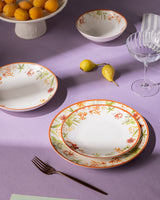 New Bone Porcelain 6-Person 24-Piece Dinner Set - Modern Elegance