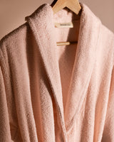 Luxurious Women's 100% Cotton Shawl Collar Bathrobe