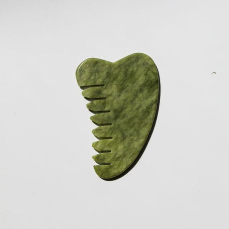 Natural Jade Gua Sha Face & Scalp Massager Tool for Skincare