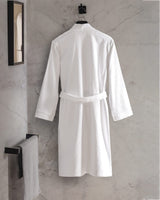 100% Cotton Kimono Bathrobe - Striped Unisex Hotel Collection