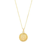 925 Sterling Silver Caesar Figure Medallion Pendant