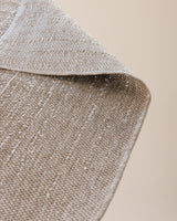 Premium Beige Ecru Polypropylene Flatweave Area Rug