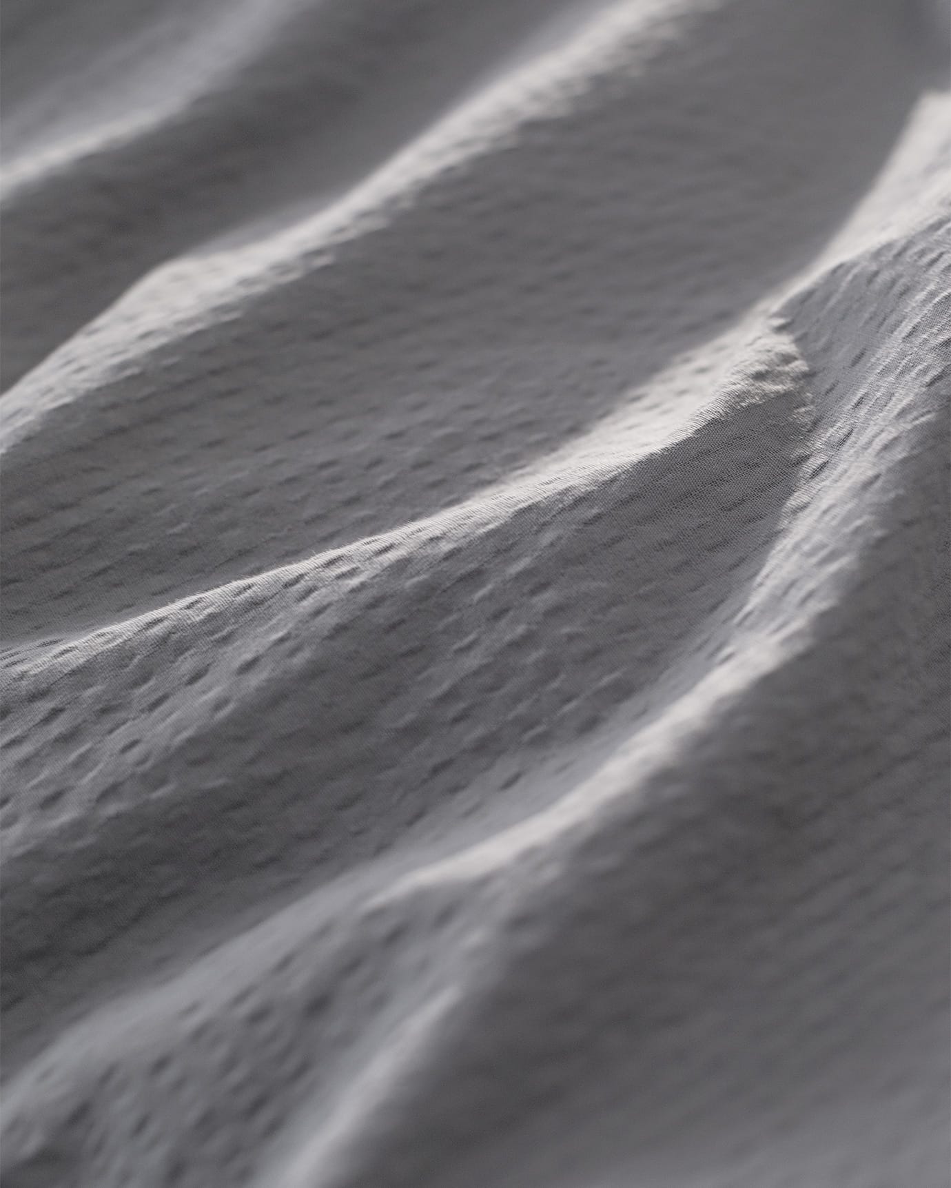 100% Cotton King Size Duvet Set - Washed Gauffre Texture