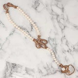 Premium Sterling Silver Swan Pearl Shahmaran Bracelet