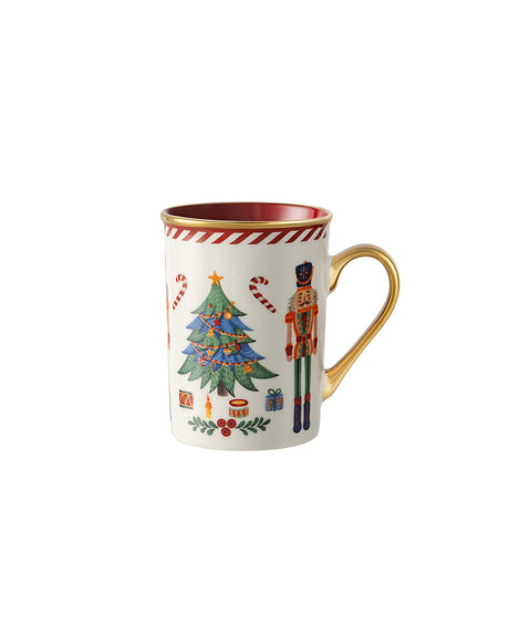Elegant New Bone China Mug - Whimsical Reve Doux Design