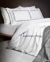 King Size Satin Embroidered Duvet Cover Bedding Set