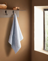 Clarette Soft Blue Face Towel - Plush & Absorbent Bathroom Towel