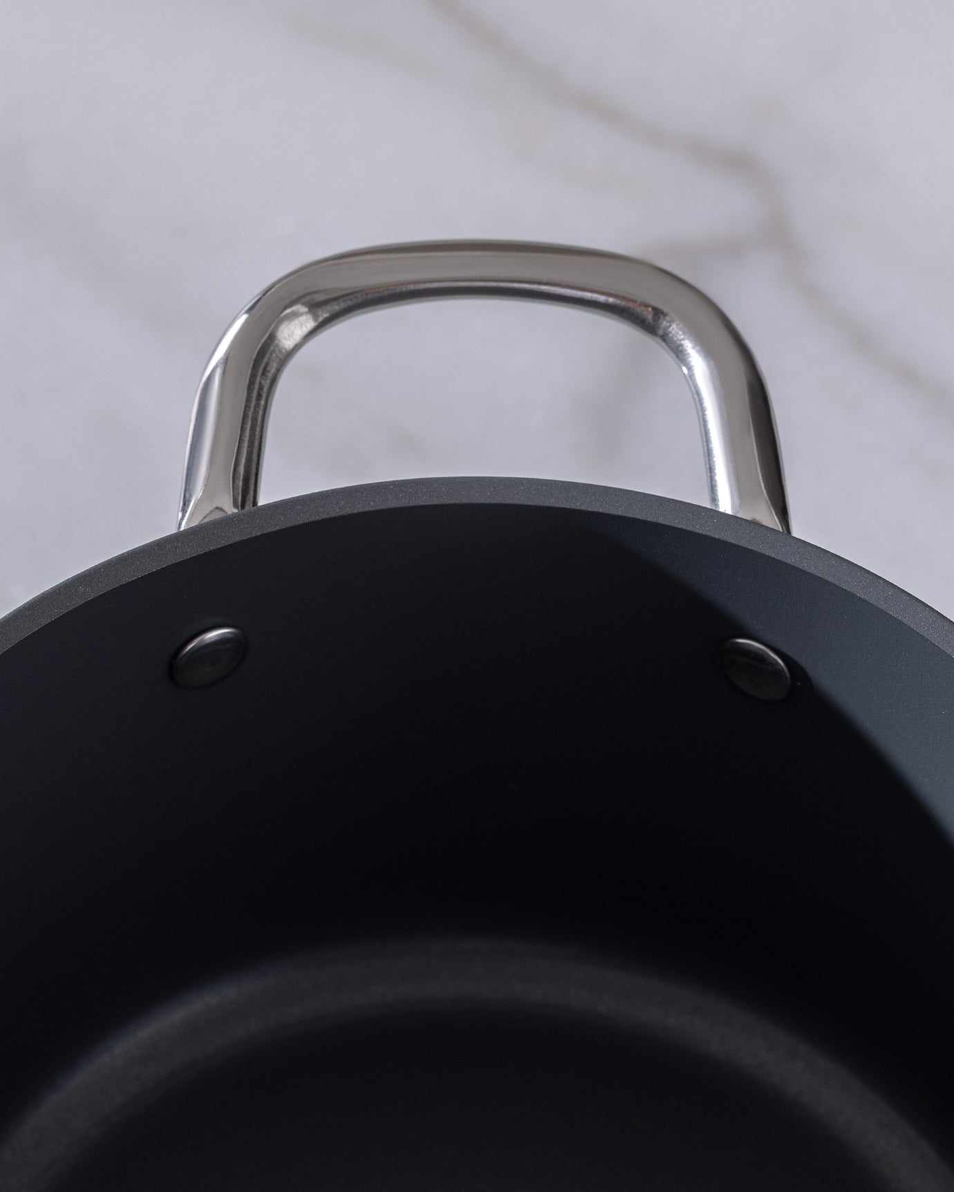 18cm Titanium Nonstick Deep Cooking Pot - Anthracite
