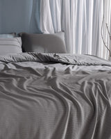 Soft Combed Cotton Single Duvet Cover Set - Jersey Knit Comfort