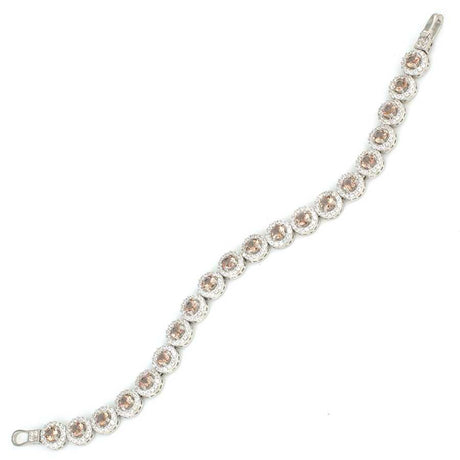 925 Sterling Silver Zultanite & Zircon Tennis Bracelet - Color-Changing
