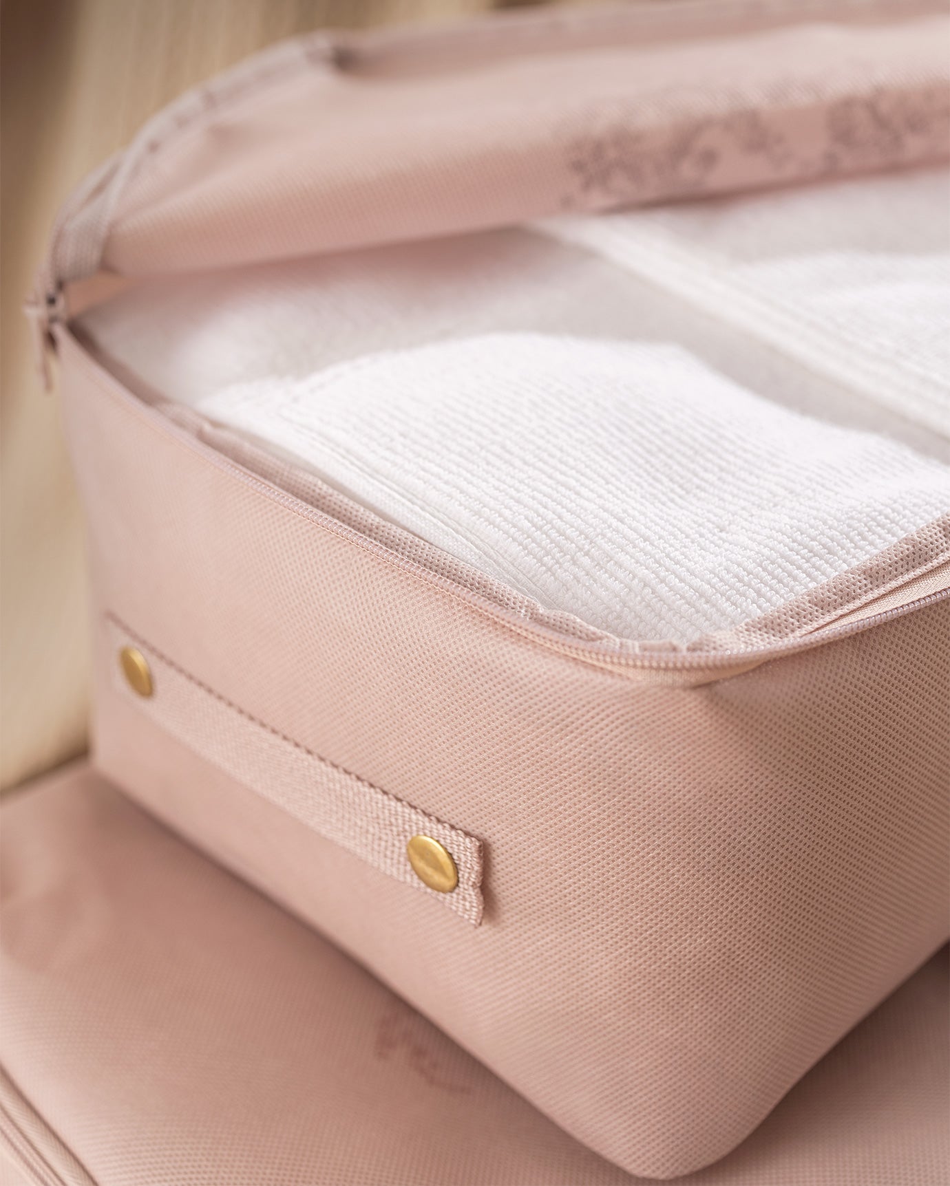 Printed Floral Polypropylene Storage Boxes - Set of 2