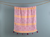 Cotton Jacquard Turkish Towel - Allaire Design