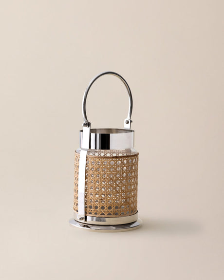 Bamboo Decorative Lantern - Colorful Woven Design