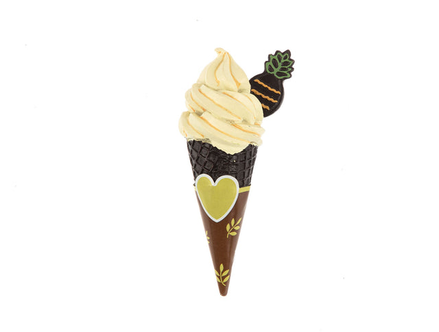 Polyresin Ice Cream Magnet - Playful Sweet Treat Refrigerator Art