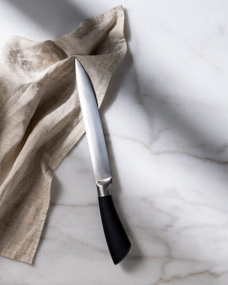 Stainless Steel Slicing Knife - Modern Black Finish