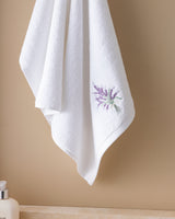 100% Cotton Face Towel - Embroidered Delor Design