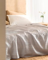 Twin Size Ecocell Summer Blanket - Lightweight Pique Bedspread