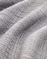 Ensemble de literie nuptiale de luxe 8 pièces - Housse de couette anthracite écru et draps