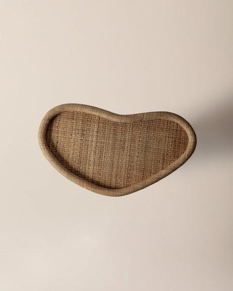 Perla Natural Finish Accent Side Table