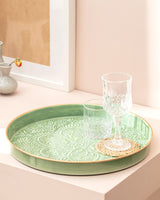 Metal Serving Tray - Suzanne Collection for Elegant Hosting