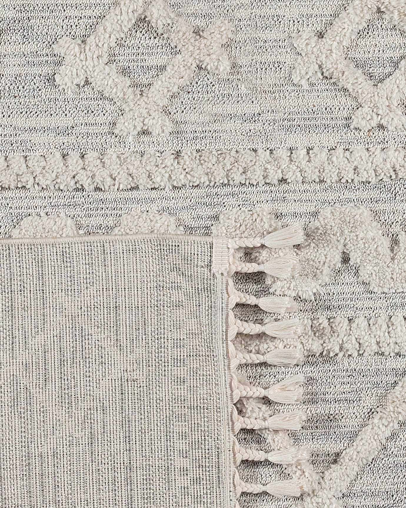 Luxurious Polyester Area Rug - Modern Grey Soft Pile Comfort