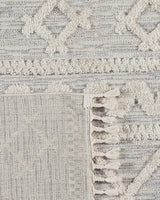 Luxurious Polyester Area Rug - Modern Grey Soft Pile Comfort