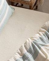 Muslin 100% Cotton Double Duvet Cover Set - Yarn-Dyed Comfort