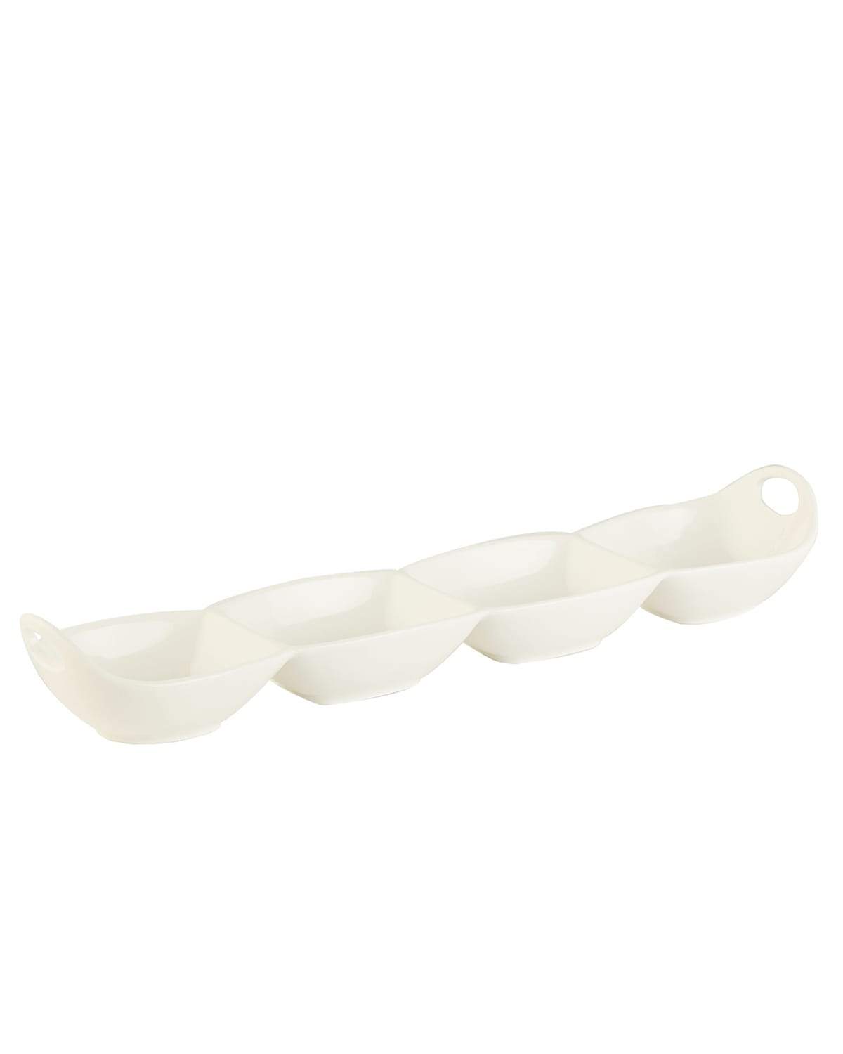 New Bone China 4-Compartment Serving Plate - Elegant Petit Concept