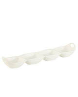 New Bone China 4-Compartment Serving Plate - Elegant Petit Concept