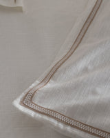 100% Cotton King Size Duvet Cover Set - Washed Linen Look