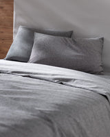 100% Cotton Single Duvet Cover Set - Yarn-Dyed Cloud Softness