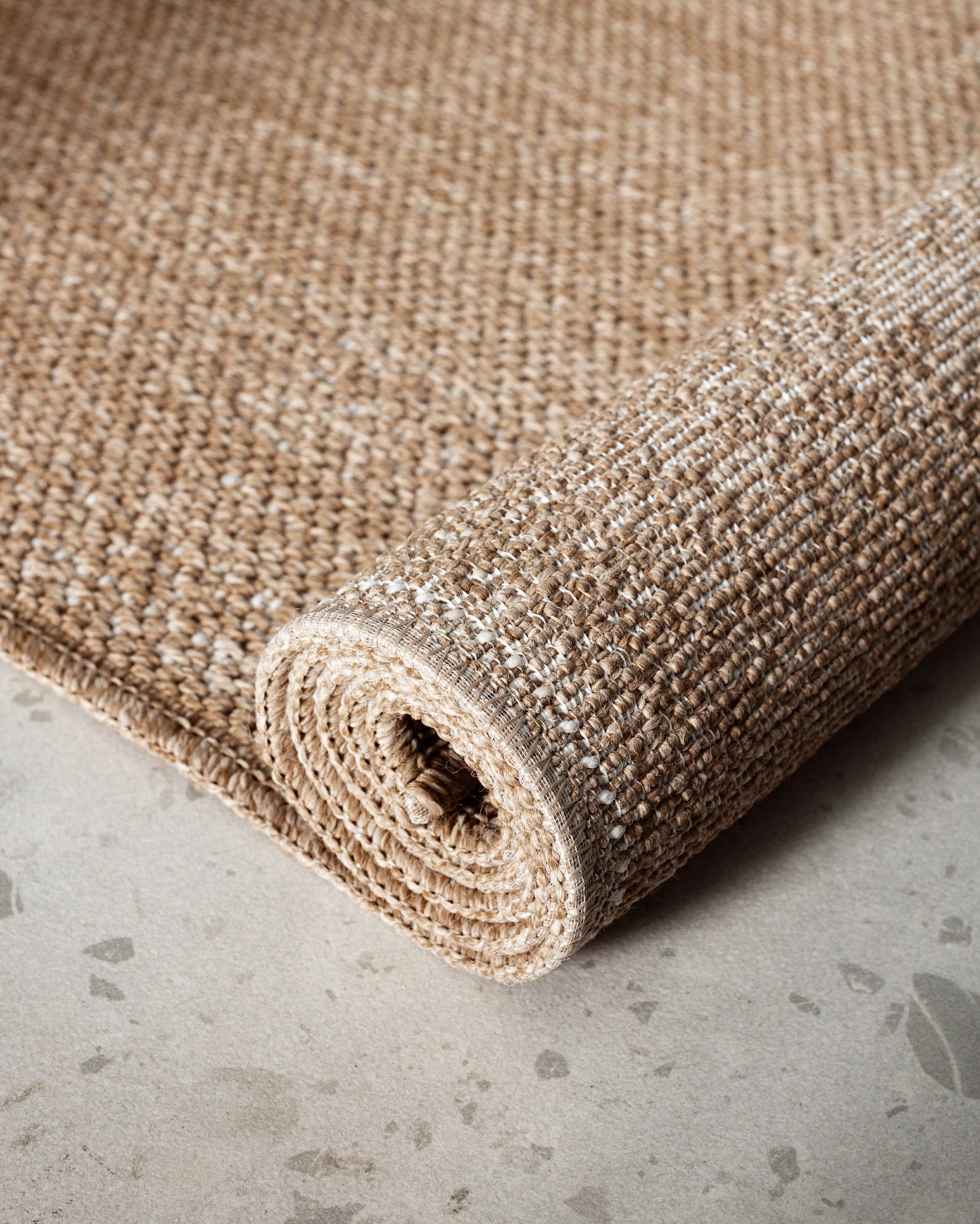 Premium Beige Ecru Polypropylene Flatweave Area Rug