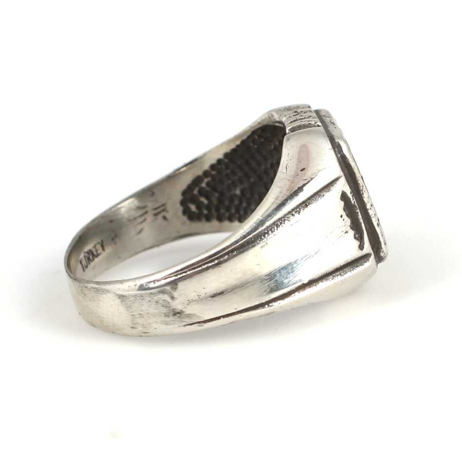 Premium 925 Sterling Silver Tile Ring