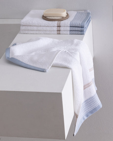 Cotton Blend 4-Piece Hand Towel Set - Soft Absorbent Weave