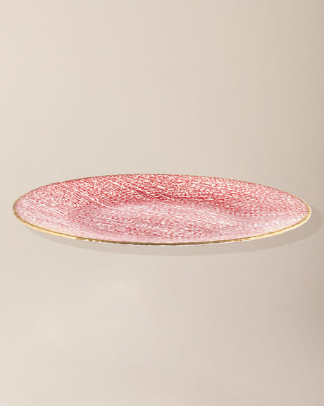Glass Serving Plate - Elevate Your Table with Modern Bella Design