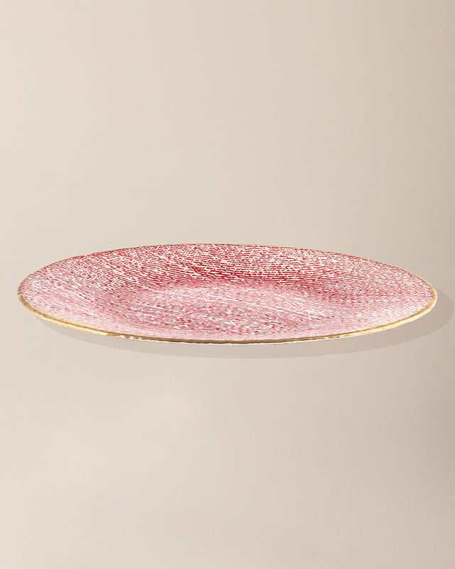 Glass Serving Plate - Elevate Your Table with Modern Bella Design